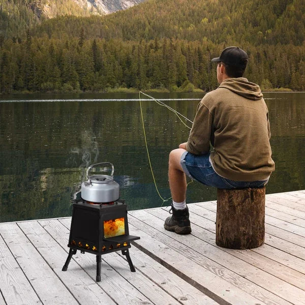 27*27*34cm wood camping stove