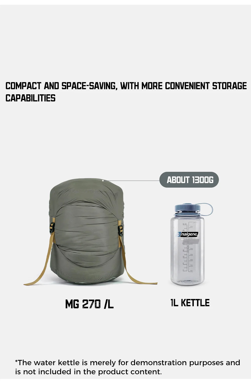 MG120 5℃ MG270 -2℃ Mummy Sleeping Bag Ultralight Camping Hiking Cotton Warm Thermal Winter Machine Wash Tour Gear