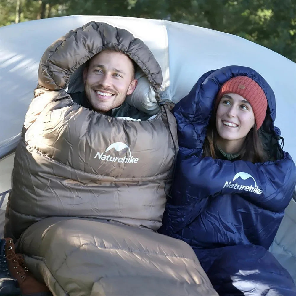 Winter Sleeping Bag MJ300/MJ600 -12℃ Mummy Camping Cotton Sleeping Bag Outdoor Cold-proof Warm 4 Season Sleeping Bag