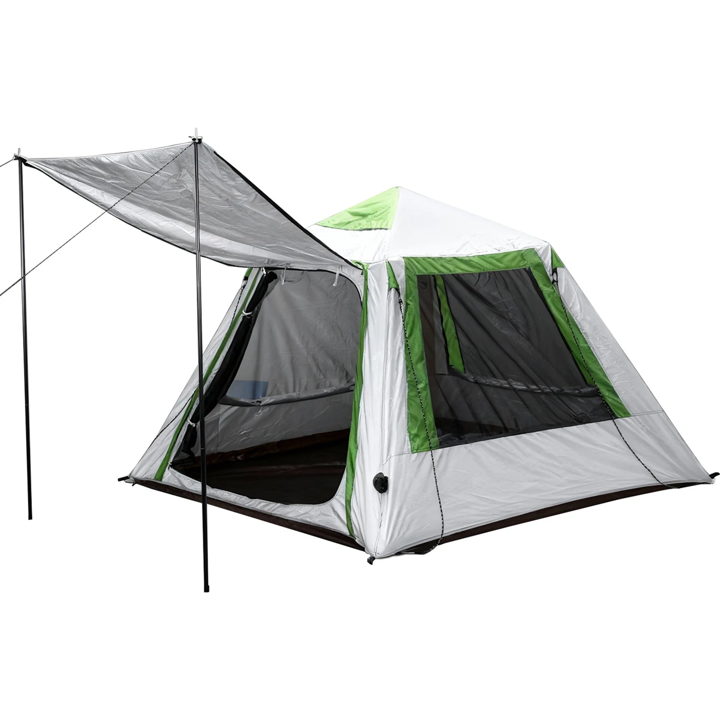 Camping Tent for 2 To 3 Persons Easy Setup Inflatable House Tent Oxford Waterproof with Mesh Windows for Backpacking and Hiking