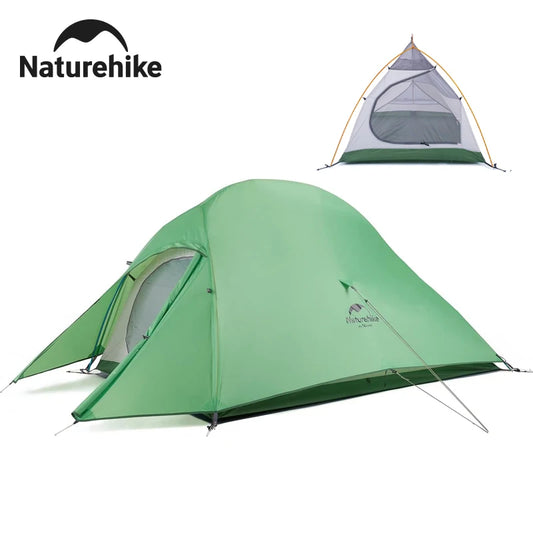 Naturehike Cloud Up 2 Person Camping Tent Waterproof Ultralight 3-4 Season Tent Outdoor Hiking Backpacking Shelter Tents