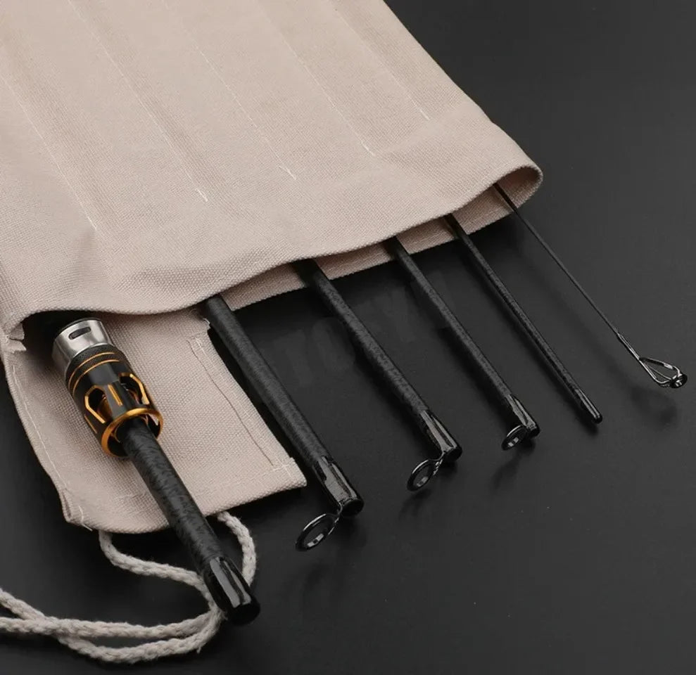 2.1m 2.4m 2.7m Lure Fishing Rod Fuji Ring High Carbon Fiber Spinning Casting Fishing Rod Bait Weight 4-25g Travel Fishing Pole
