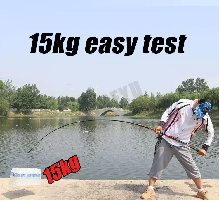 Carbon Fishing Rod 30kg above Superhard 100M Long Distance Throwing shot Rod Telescopic Sea Boat High Quality Fishing Gear