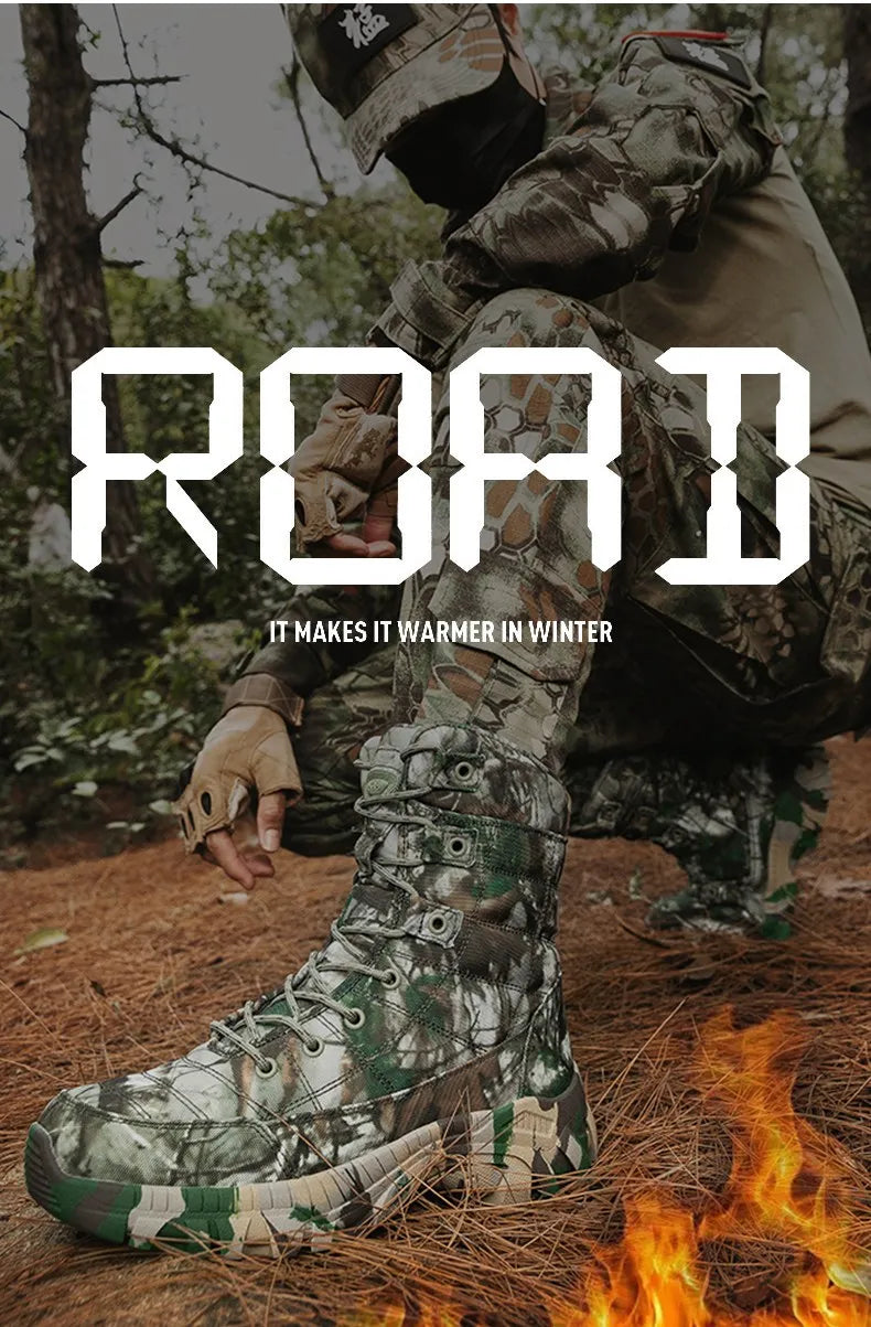 Men's hiking lightweight tactical boots