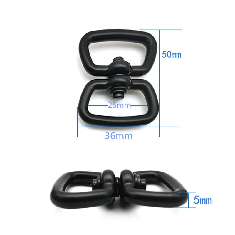 25/32mm 2/4PCS Pet traction dog buckle 8-character buckle multi-functional rotating ring climbing rope connection ring universal