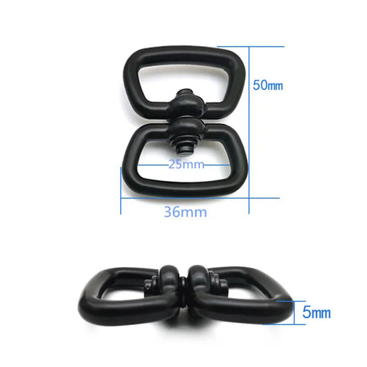 25/32mm 2/4PCS Pet traction dog buckle 8-character buckle multi-functional rotating ring climbing rope connection ring universal
