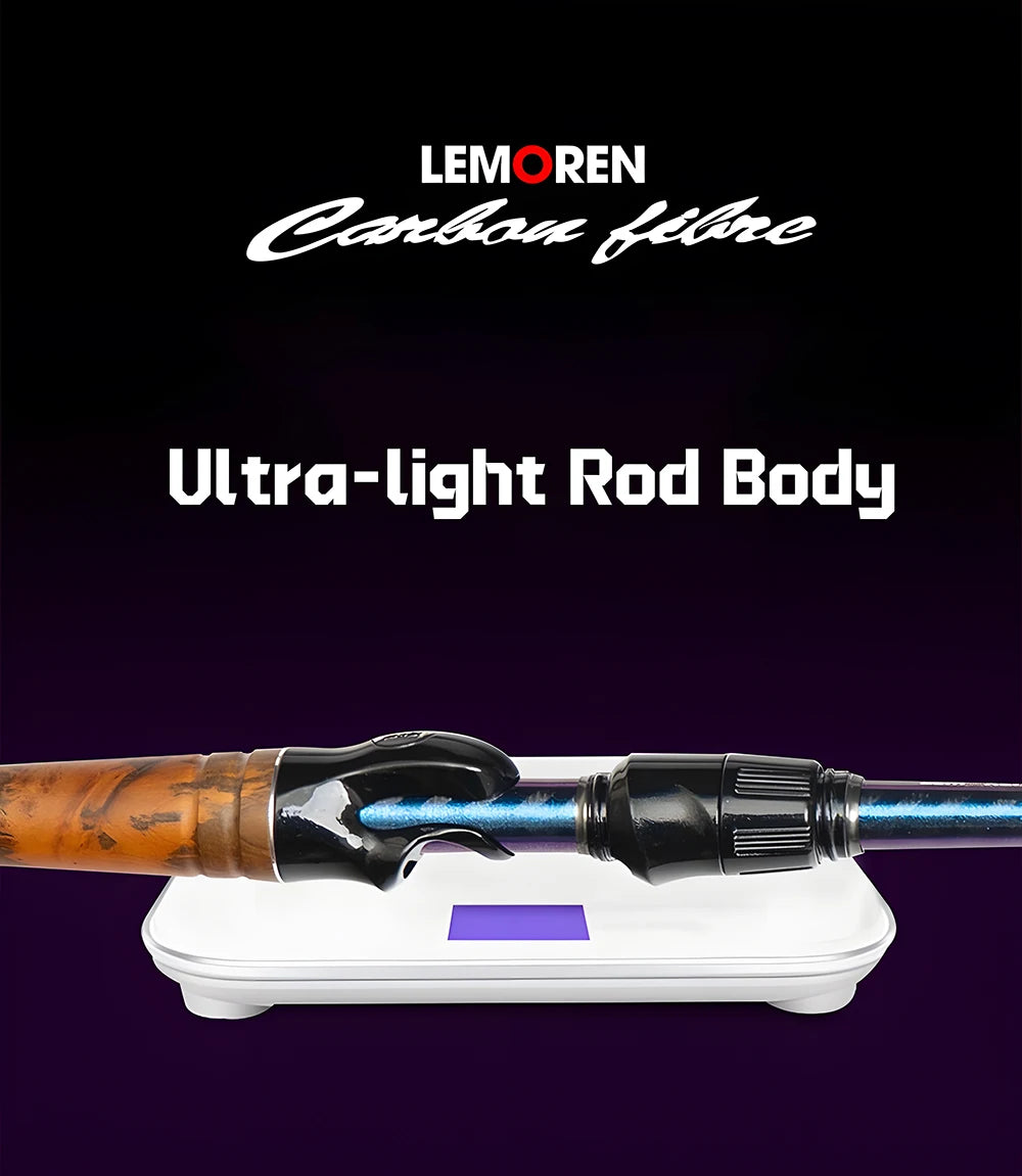UL Fishing Tackle Lure Rod for Carp Trout Bass,Ultra Light Carbon Fiber Spinning / Casting Rod,Bait Fishing Pole Accessories