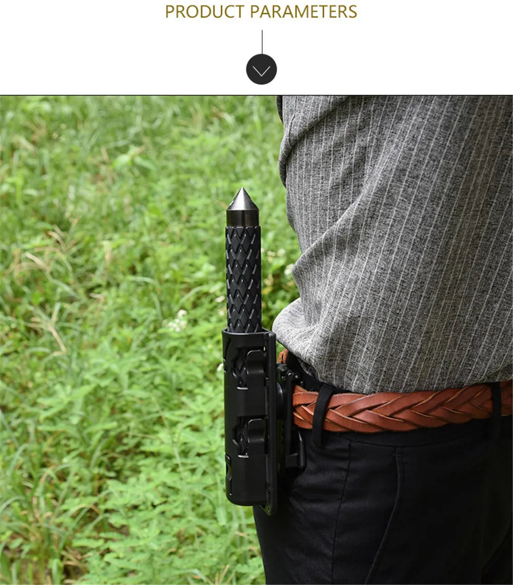 Universal 360 Degree Rotation Baton Case Holster Holder Outdoor Survial Tool