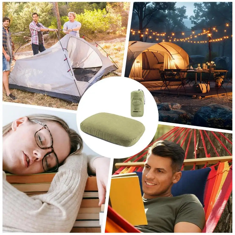 Hiking Pillow Ergonomic Backpacking Pillow Ergonomic Small Backpacking Pillow Lightweight Small Pillow For Camping Hiking Travel