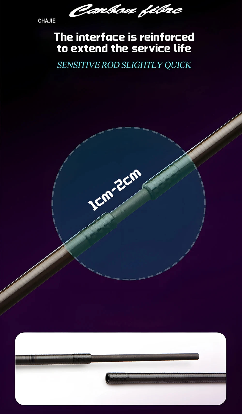 UL Fishing Tackle Lure Rod for Carp Trout Bass,Ultra Light Carbon Fiber Spinning / Casting Rod,Bait Fishing Pole Accessories