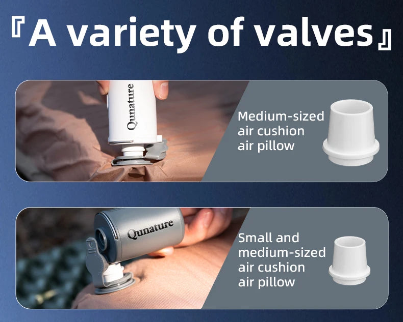 Multifunctional Electric Air Pump - Outdoor Mini Portable for Camping Air Mattress Swimming Ring Inflation & Deflation