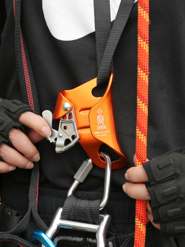 Outdoor Rock Climbing  Chest Ascender SRT Device Mountaineer Chest Ascend Climbing Rope Tools