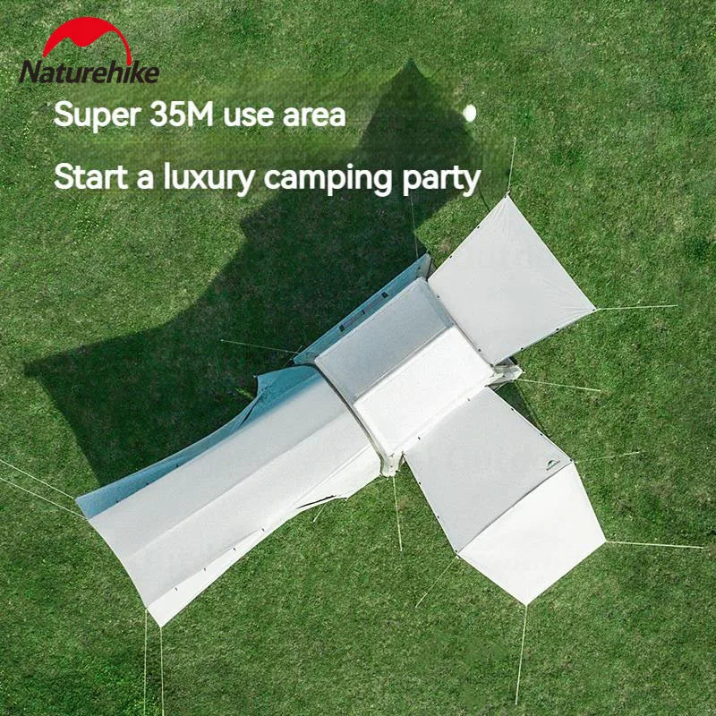 AIR 7.0 Car Tail Inflatable Tent Sunshade Waterproof SUV Travel Tent Versatile Outdoor Camping Removable DIY Car Tent