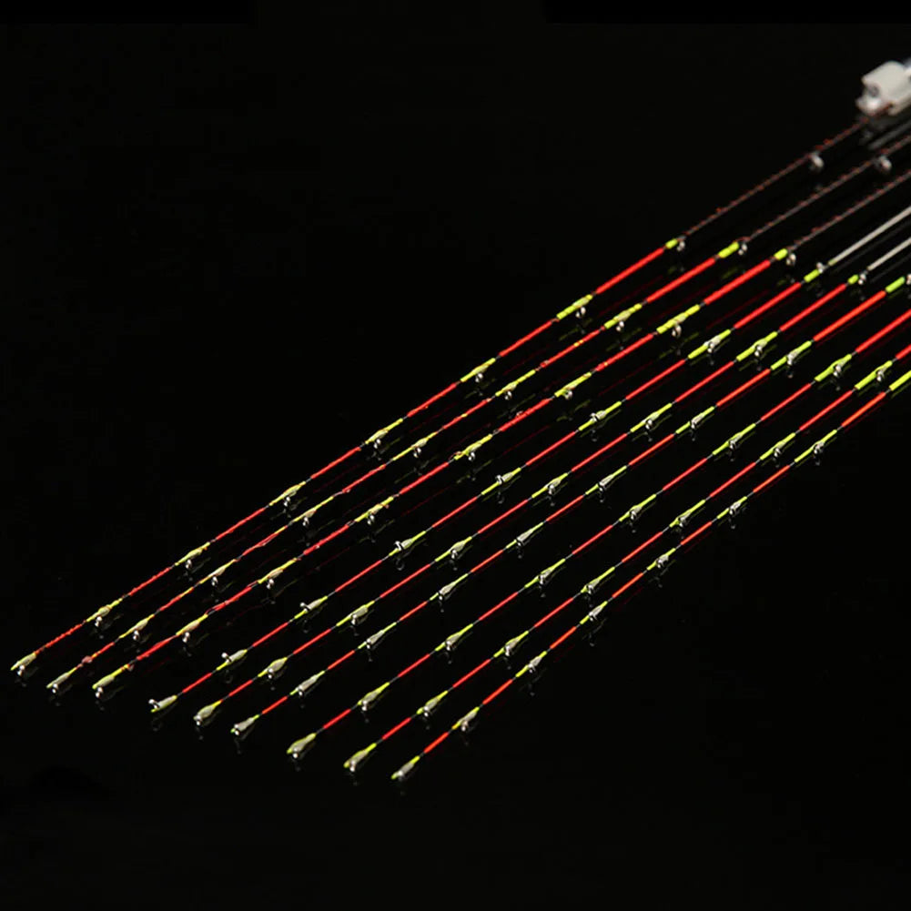 55cm Half/Full Titanium Raft Stick Tip Night Fishing Pole Refit Tip Replacement Outdoor Fishing Tackle Tool Accessories