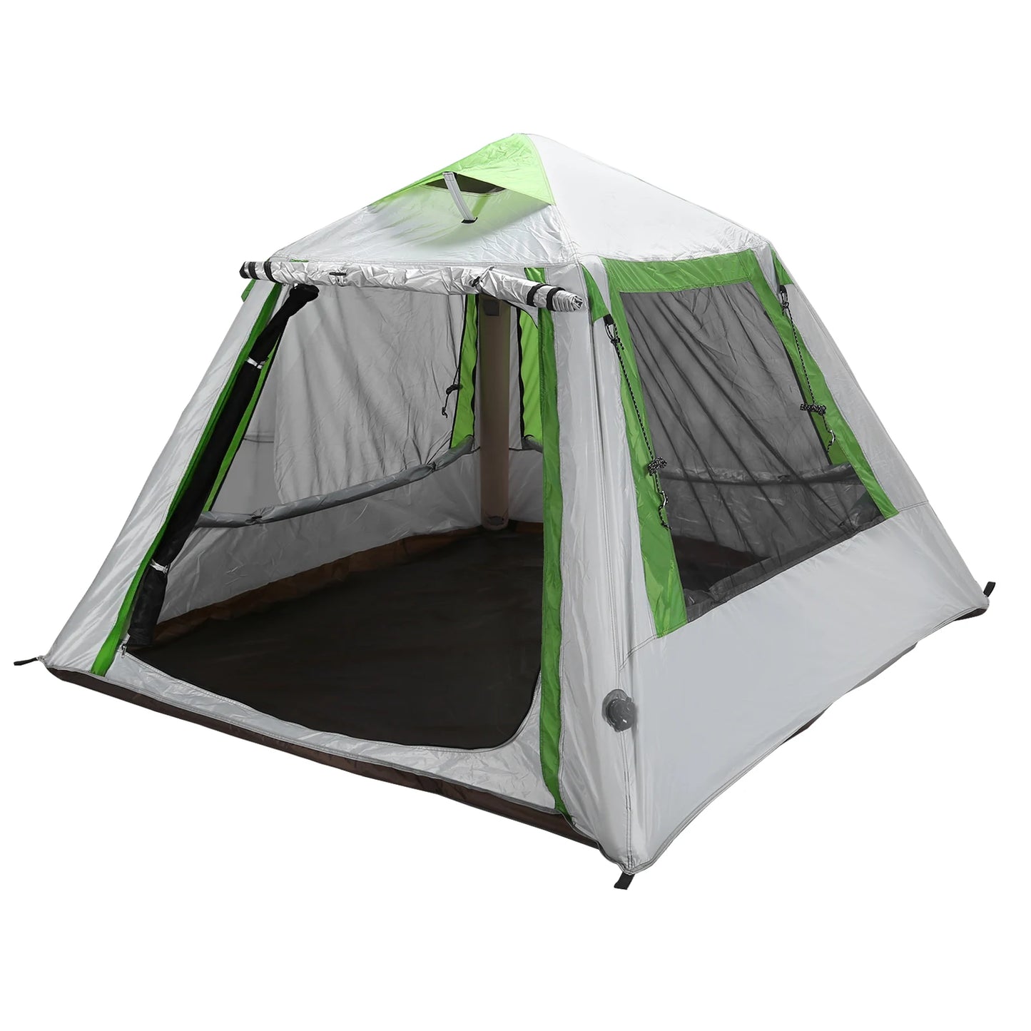 Camping Tent for 2 To 3 Persons Easy Setup Inflatable House Tent Oxford Waterproof with Mesh Windows for Backpacking and Hiking