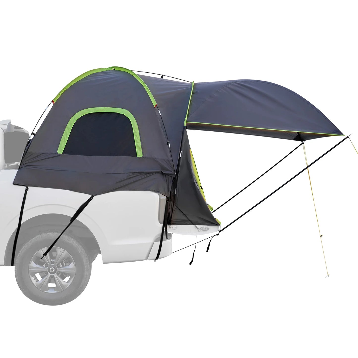 Pickup Truck Tent for Camping Waterproof PU2000 2-3 Person Truck Bed with Expandable Awning