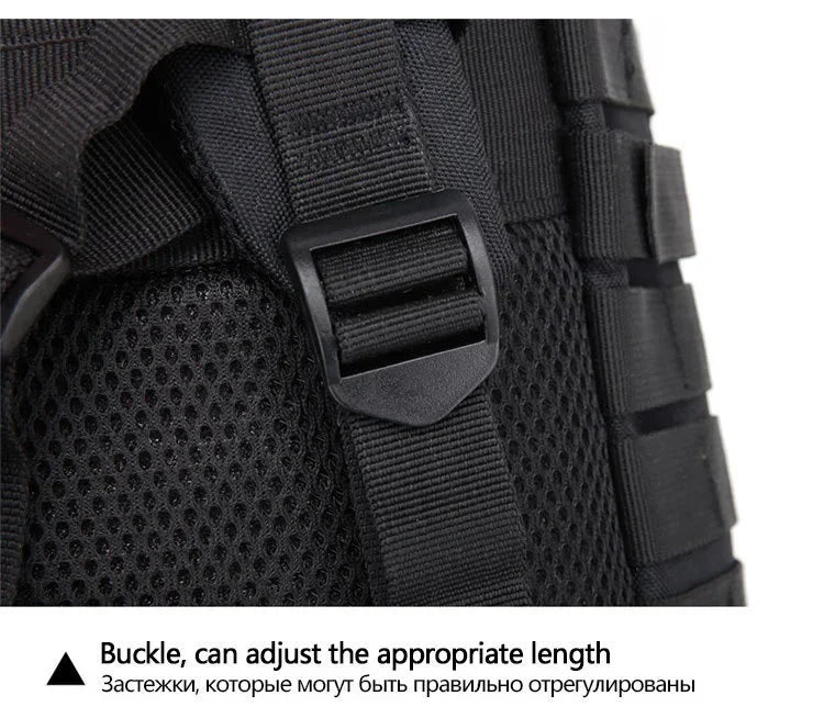 45L Man Tactical Backpacks Traveling Bags Outdoor 3P School Pack EDC Molle Pack For Trekking Hunting Bag camping equipment