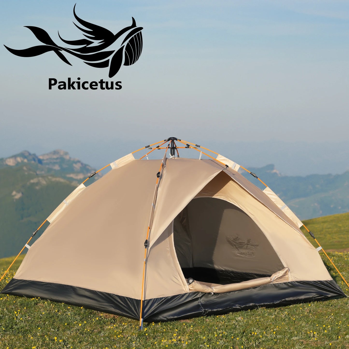 2-4 Person Camping Windproof Tents, Easy To Set Up, lightweight,Suitable For Family Travel,