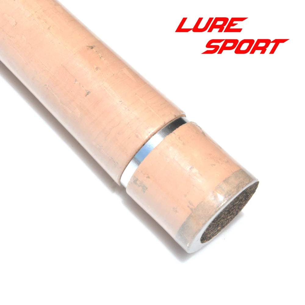LureSport  cork grip cork Butt Aluminun Ring Set Rod Building Component Cork Rod handle Repair Fishing Pole DIY Accessory