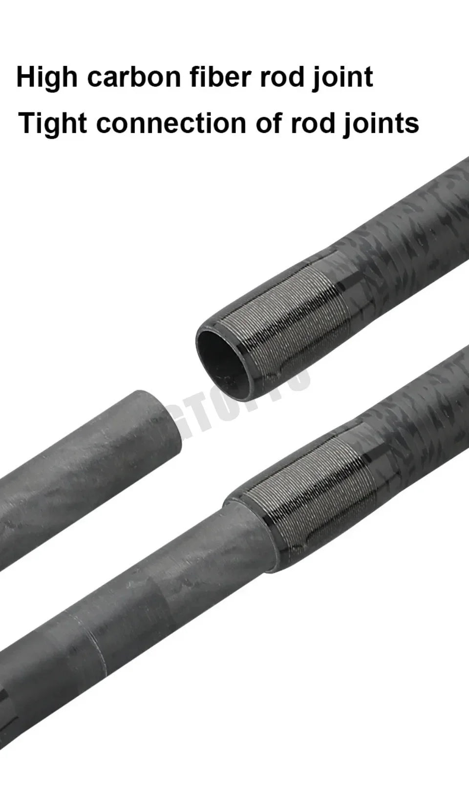 2.1m 2.4m 2.7m Lure Fishing Rod Fuji Ring High Carbon Fiber Spinning Casting Fishing Rod Bait Weight 4-25g Travel Fishing Pole