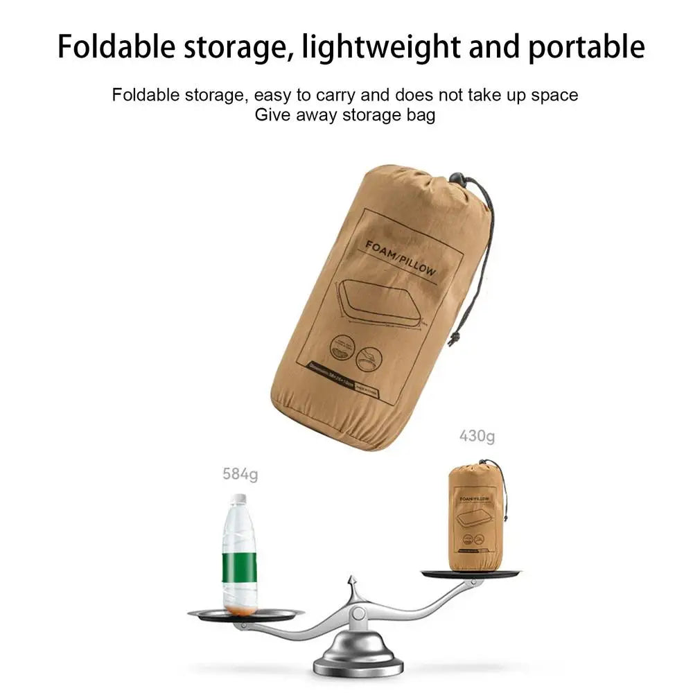 Hiking Pillow Ergonomic Backpacking Pillow Ergonomic Small Backpacking Pillow Lightweight Small Pillow For Camping Hiking Travel