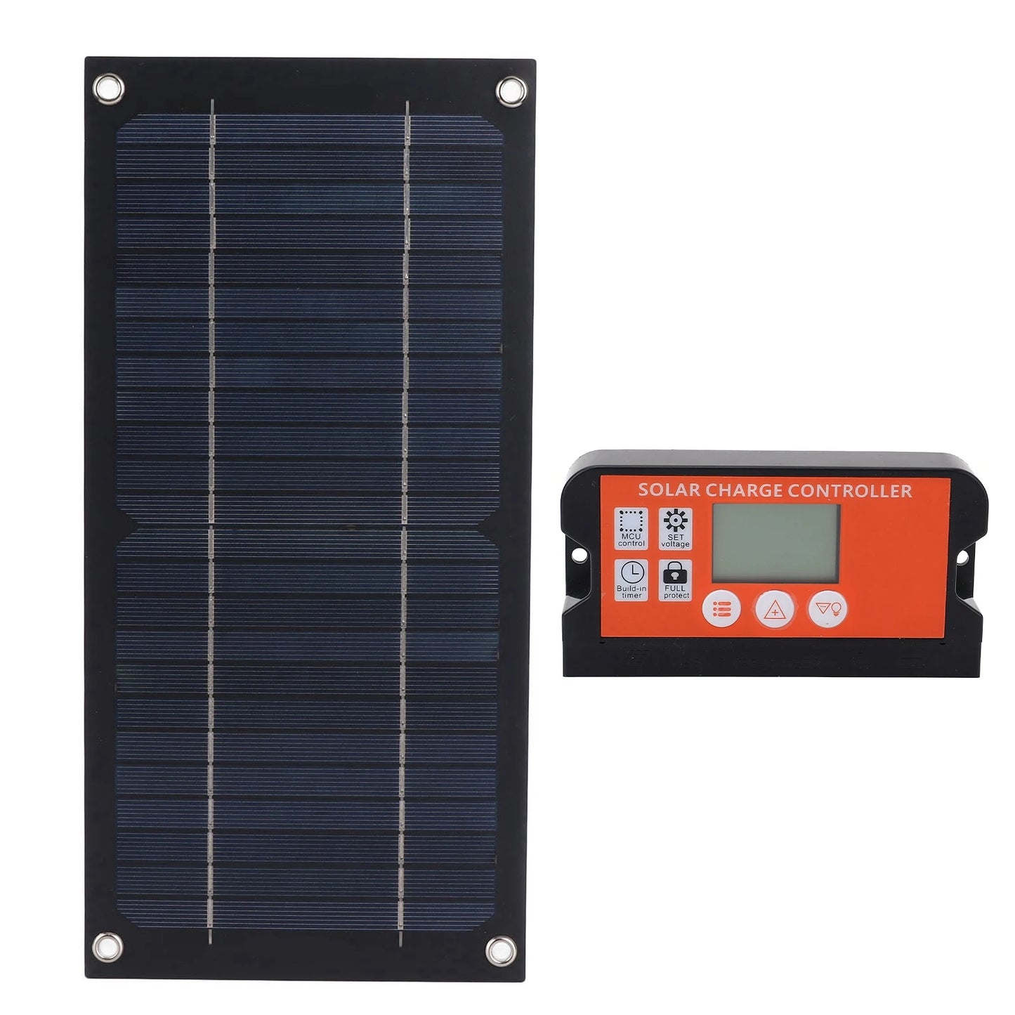Portable 600W Solar Panel Charger Monocrystalline Silicon 100A Charge Controller Durable Solar Panel Kit for RV Outdoor Camping