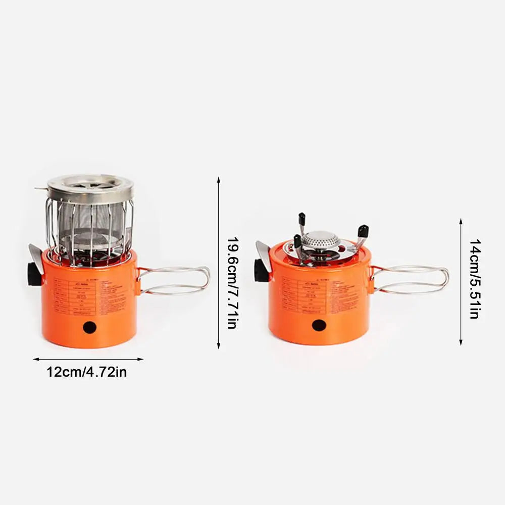 Outdoor Heater 1300W Portable Dual-Use Mini Tent Heater For Camping