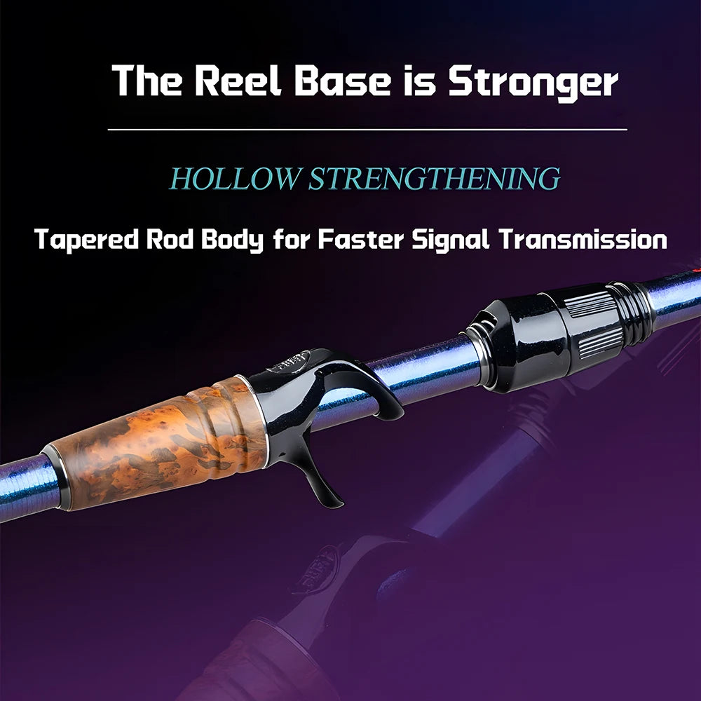 UL Fishing Tackle Lure Rod for Carp Trout Bass,Ultra Light Carbon Fiber Spinning / Casting Rod,Bait Fishing Pole Accessories
