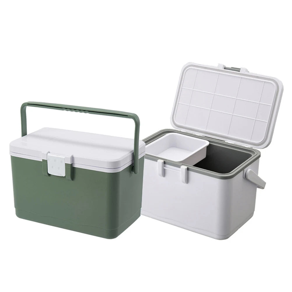 8L Camping Refrigerator Incubator Large Capacity Car Camping Insulation Box Heat Preservation Mini Car Fridge for Car Road Trips