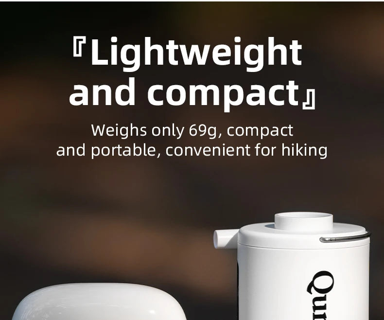 Multifunctional Electric Air Pump - Outdoor Mini Portable for Camping Air Mattress Swimming Ring Inflation & Deflation
