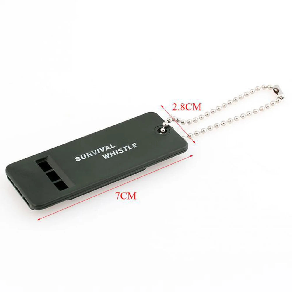 Survival Whistle High Decibel Emergency Whistle for Outdoor Camping&Hiking 3-Frequency Design Loud Safety Alarm Aid Tool