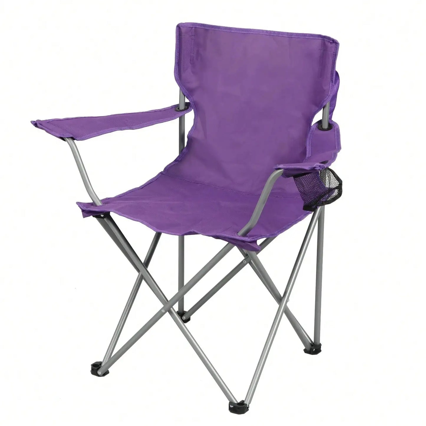 Basic Quad Folding Outdoor Camp Chair,32.1" H X 19.1" W X 31.9" L