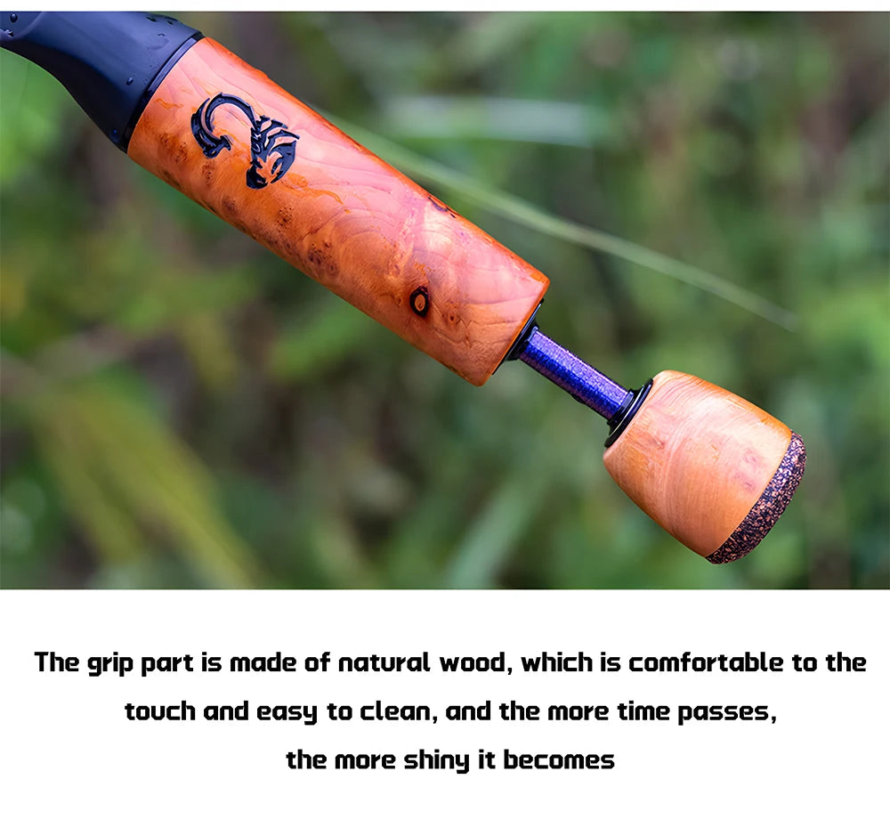 UL Ultra Light Carbon Fiber Lure Fishing Rod Accessories for Carp Trout Bass,Spinning and Casting Rod,Small Bait Fishing Pole