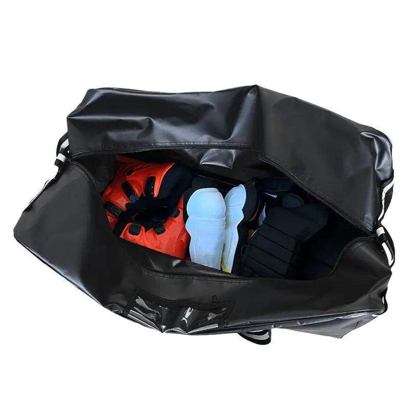 Hockey Gear Bag Ice Hockey Storage Duffle Bag Portable Travel Bag For Equipment Multifunctional Waterproof Ice Hockey Carry Bag