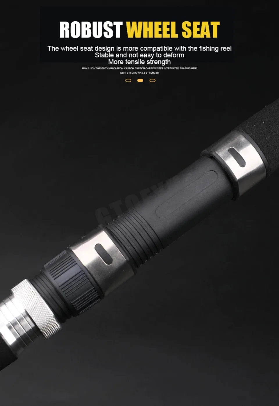 Portable Fishing Boat Raft Rod 20kg Superhard Spinning Lure Carbon Fishing Pole 1.8 M 2.1M 2.28M Jigging Trolling Fishing Rod