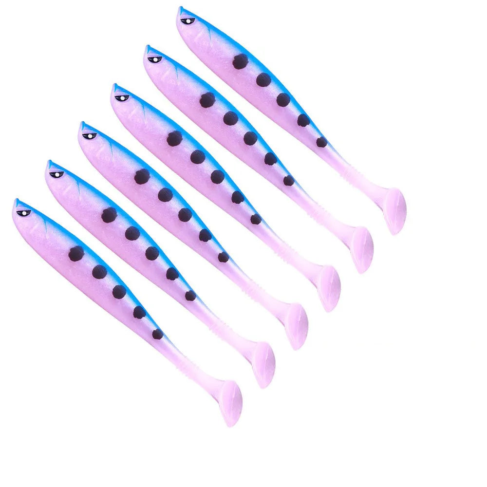 9cm 4g Soft Silicone Fishing Lure Minnow Saltwater Freshwater Worms Wobblers Artificial Bait Bass Tackle Jigs