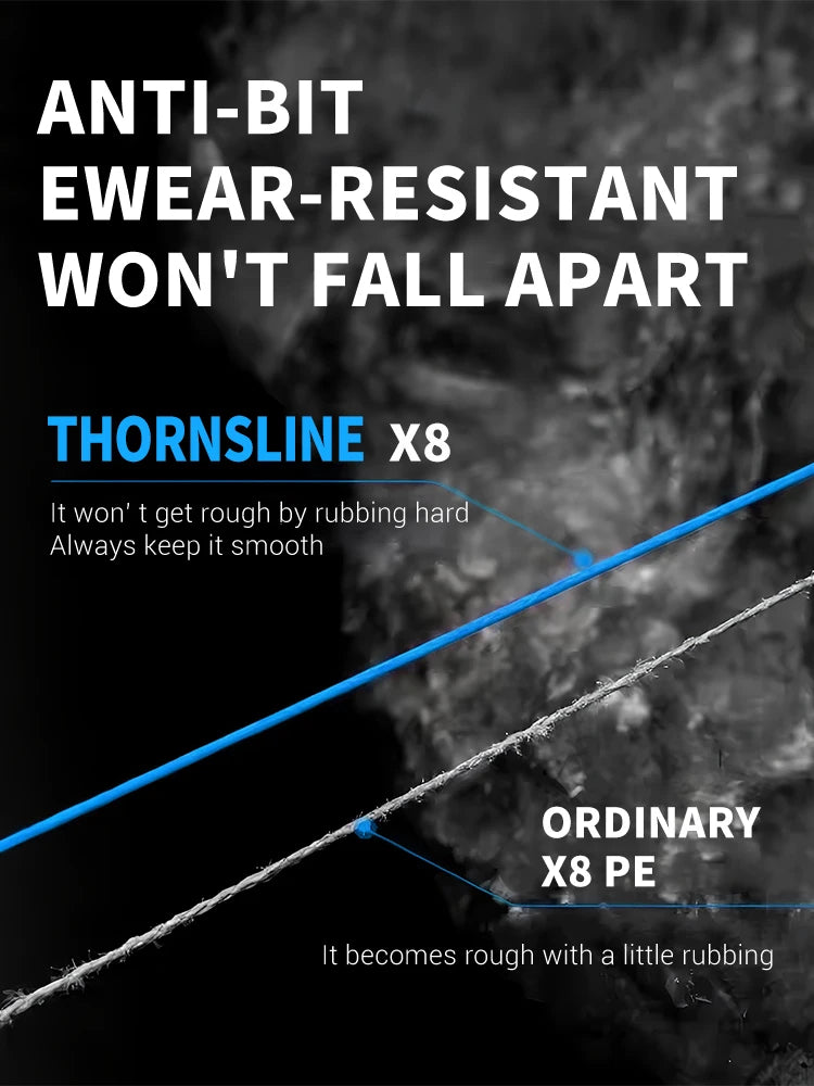 8 Strand Japan Multifilament Thin Smooth braided fishing wire X8-PE LINE Braided Fishing Line tax-free fishing gear