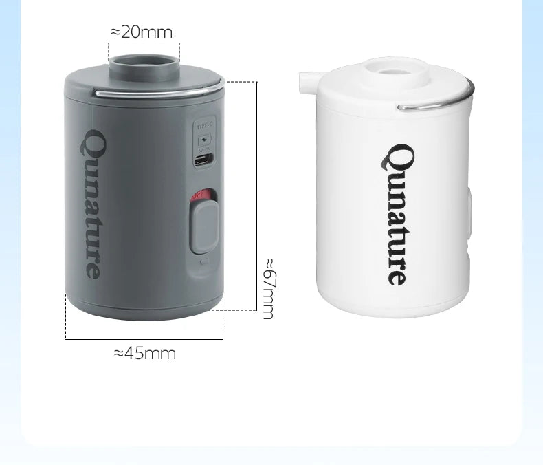 Multifunctional Electric Air Pump - Outdoor Mini Portable for Camping Air Mattress Swimming Ring Inflation & Deflation