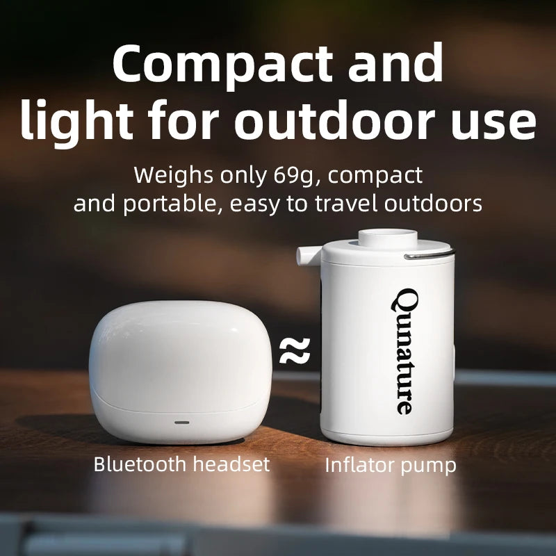 Multifunctional Electric Air Pump - Outdoor Mini Portable for Camping Air Mattress Swimming Ring Inflation & Deflation