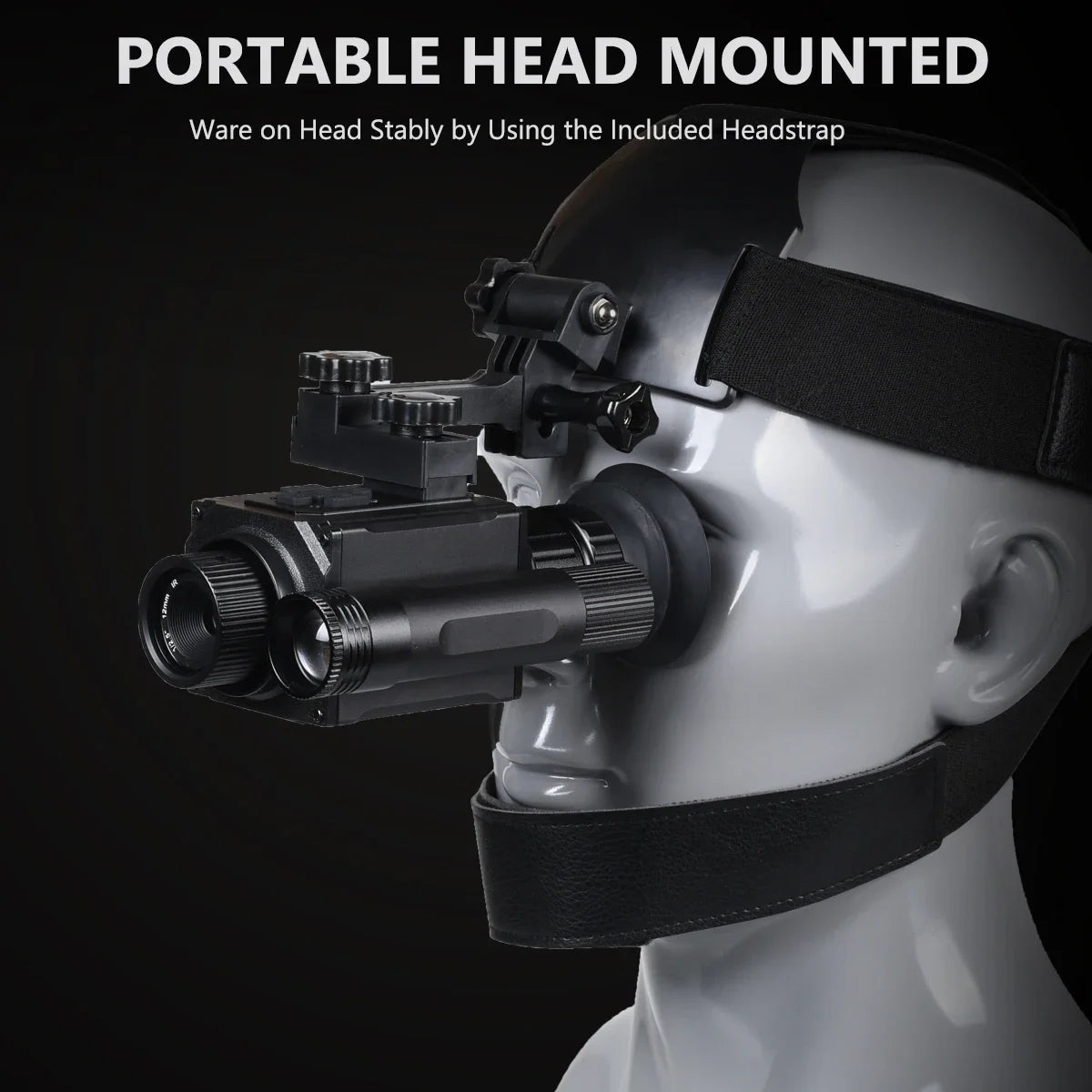 NK006 Helmet Night Vision Monocular Long-Distance Infrared 5X Zoom 1080P Digital Hunting Night Vision Goggles Telescope