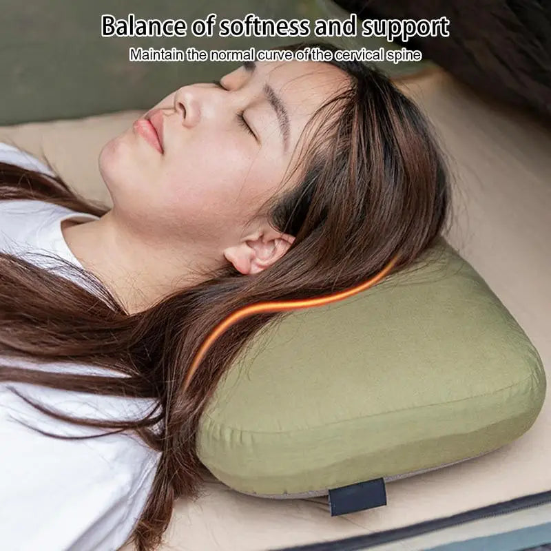 Hiking Pillow Ergonomic Backpacking Pillow Ergonomic Small Backpacking Pillow Lightweight Small Pillow For Camping Hiking Travel