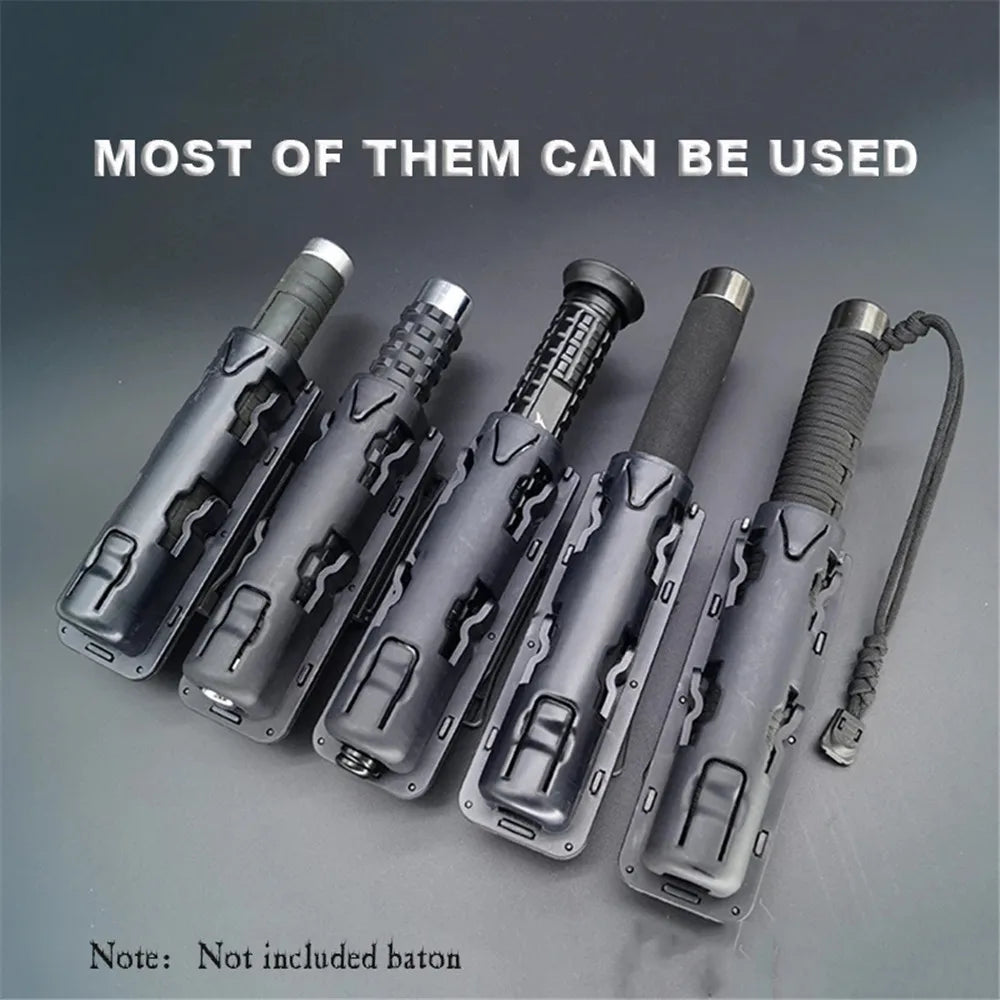 Universal 360 Degree Rotation Baton Case Holster Holder Outdoor Survial Tool