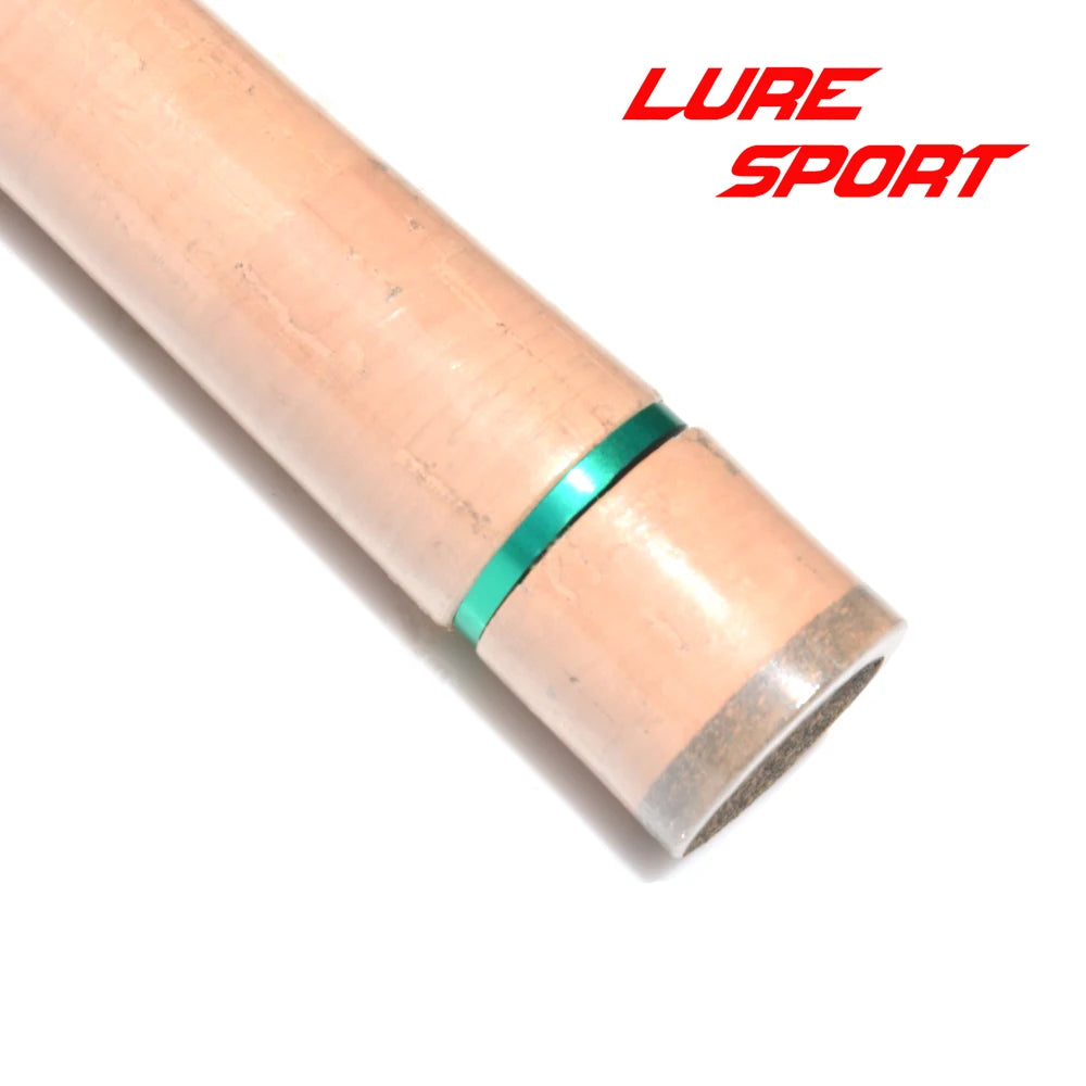 LureSport  cork grip cork Butt Aluminun Ring Set Rod Building Component Cork Rod handle Repair Fishing Pole DIY Accessory