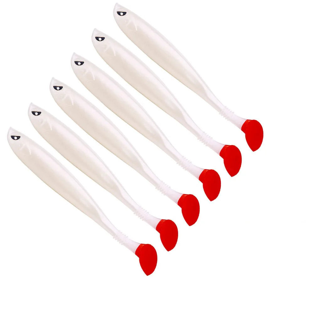 9cm 4g Soft Silicone Fishing Lure Minnow Saltwater Freshwater Worms Wobblers Artificial Bait Bass Tackle Jigs