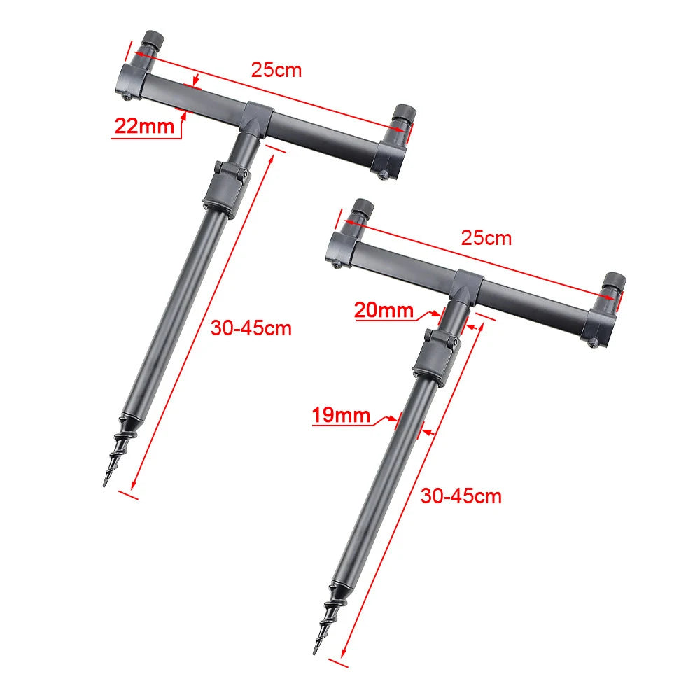Carp Fishing Tackle Rod Pod Set With Bag 2pcs Bank Sticks And Buzz Bars Fishing Rod Holder