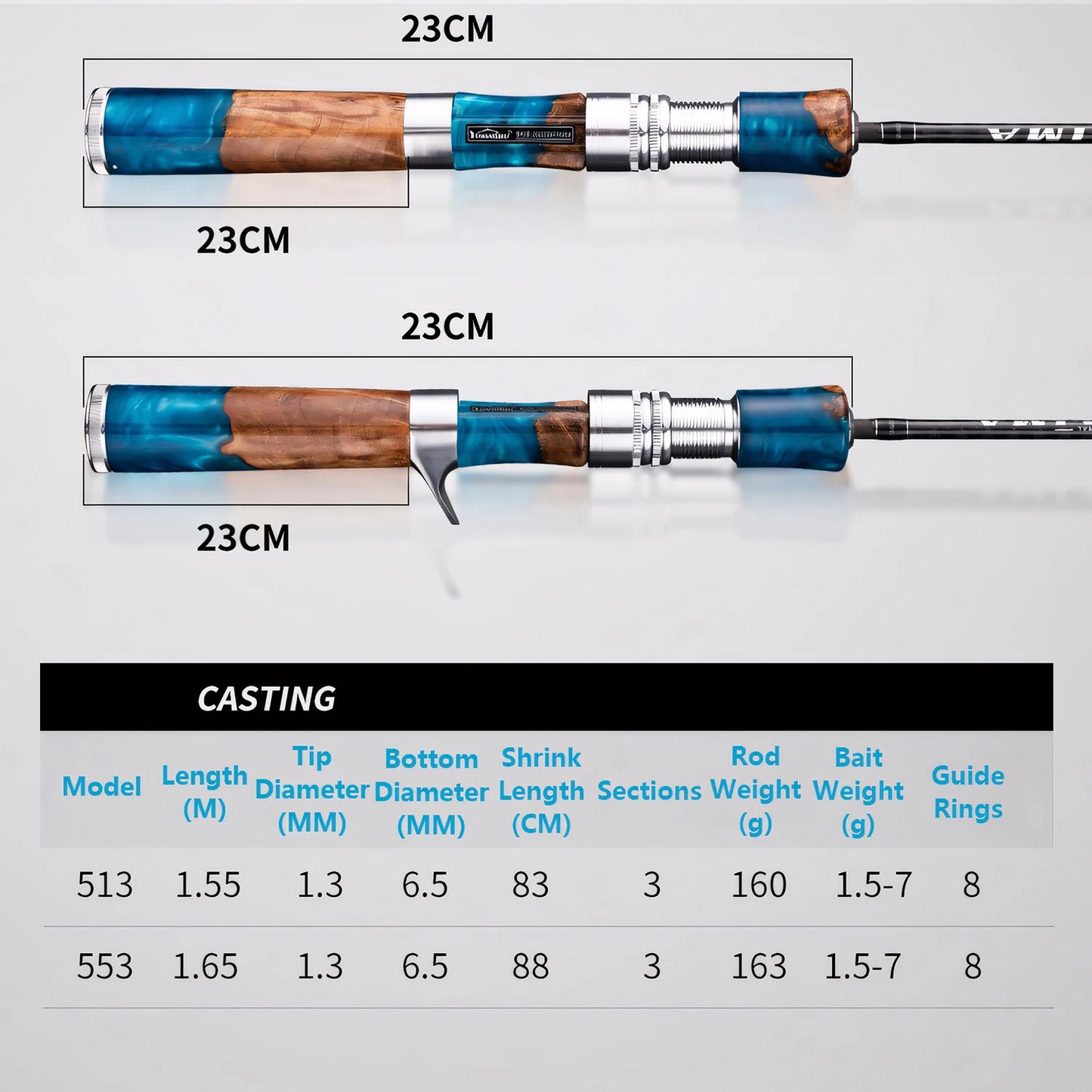 40T Carbon Fiber Fishing Rod,Ultra Soft Light Lure Rod,FUJI Guide Ring,Spinning Casting Rod,Trout,Bass,Carp Fishing Pole Tool