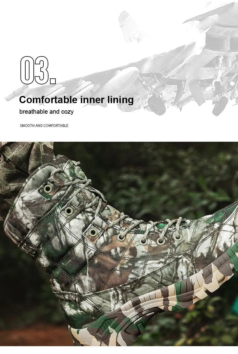 Men's hiking lightweight tactical boots