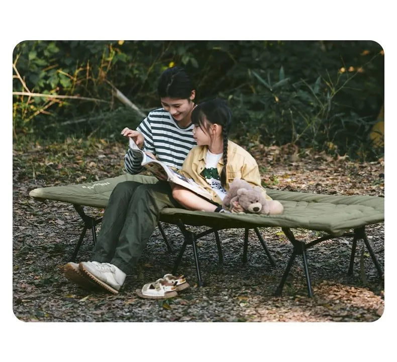 Naturehike Sleeping Pad Cotton Skin Velvet Outdoor Camping Bed Portable Relax Ultralight Camping Cot Mattress Easy To Install