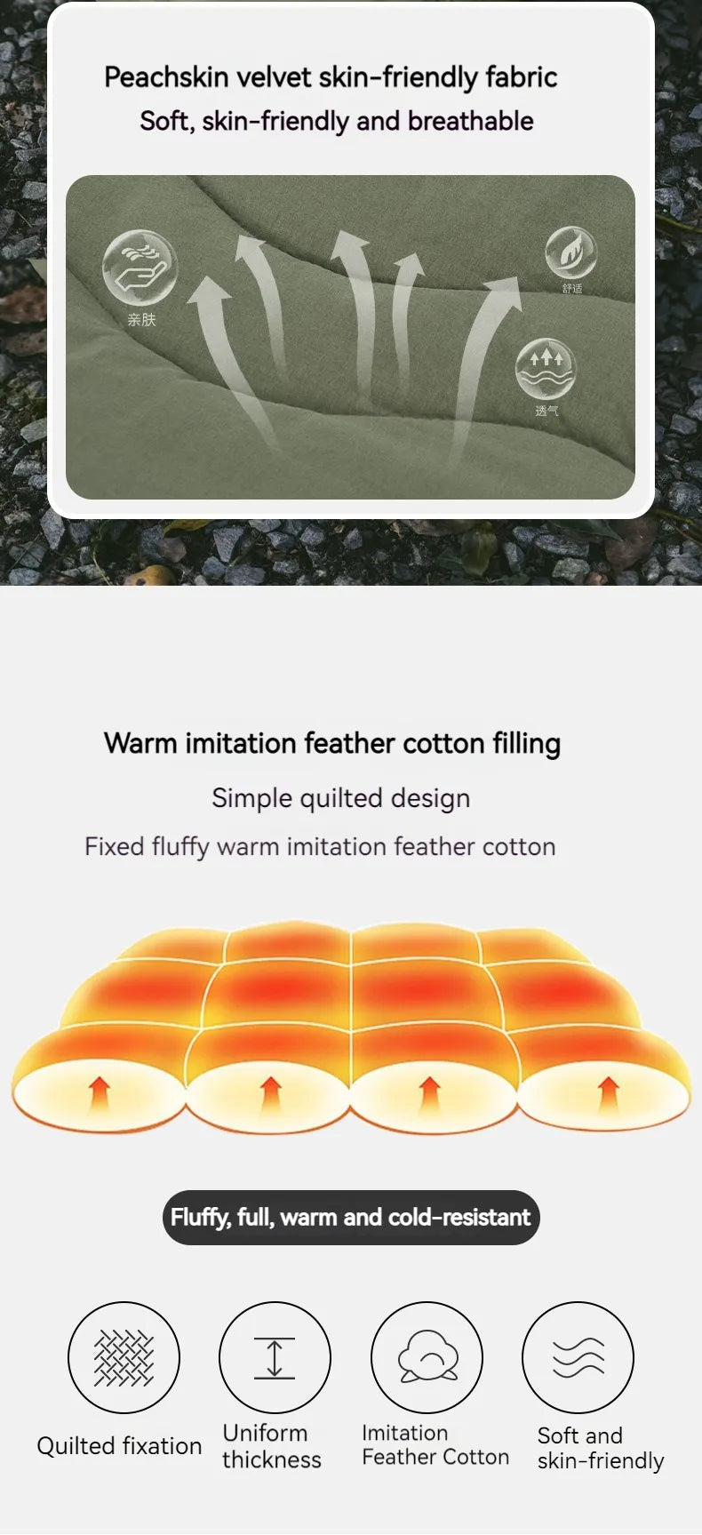 Naturehike Sleeping Pad Cotton Skin Velvet Outdoor Camping Bed Portable Relax Ultralight Camping Cot Mattress Easy To Install