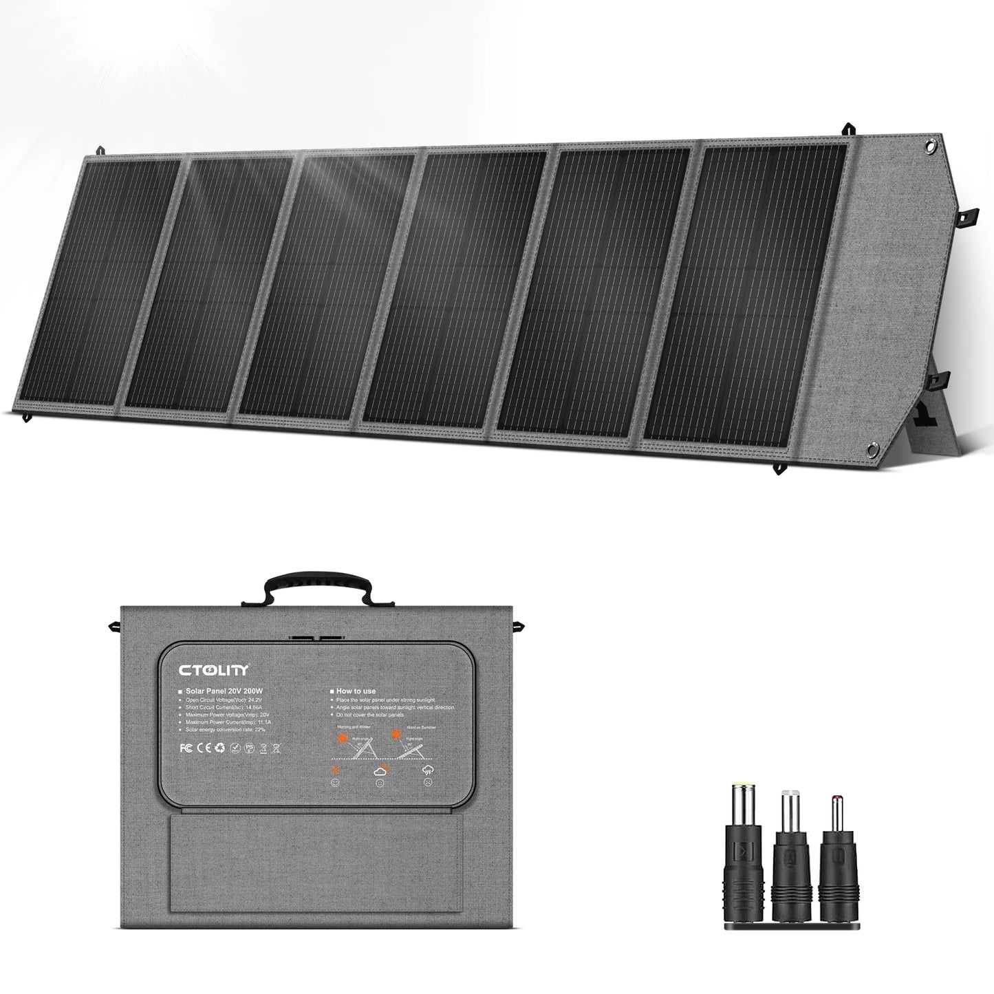 2400W Camping Power Station 2048Wh Lifepo4 1600W 110V AC Output Portable Solar Generator 200W 20.5V Flexible Solar Panel